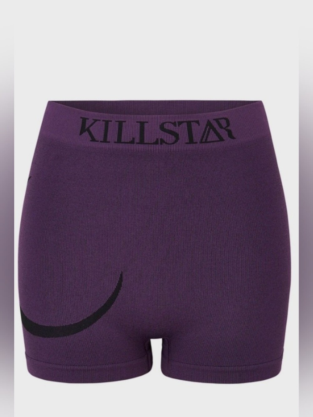 Killstar Purple High-Waist Seamless Shorts